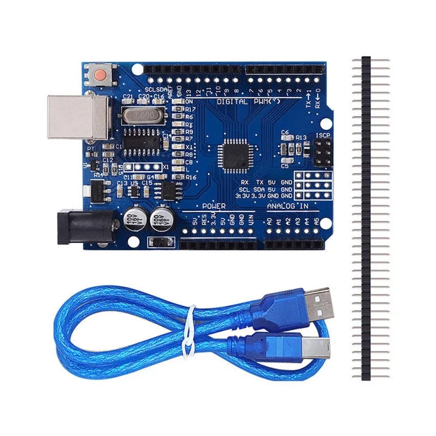 Placa Uno Ch340 SMD + Cabo USB